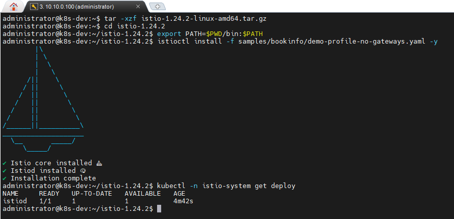 istio-installed